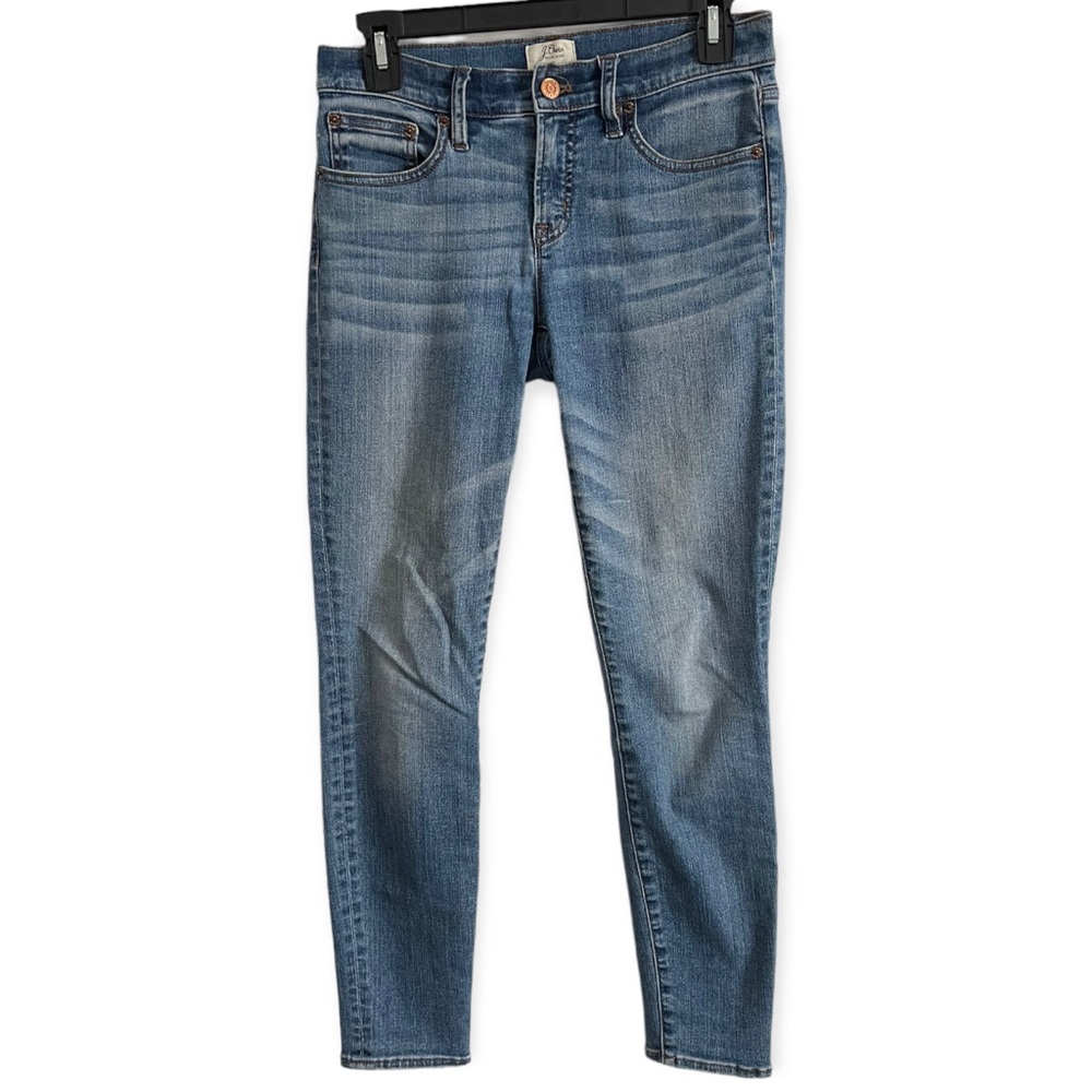 J. Crew Women’s Skinny Jeans in Medium Blue Wash